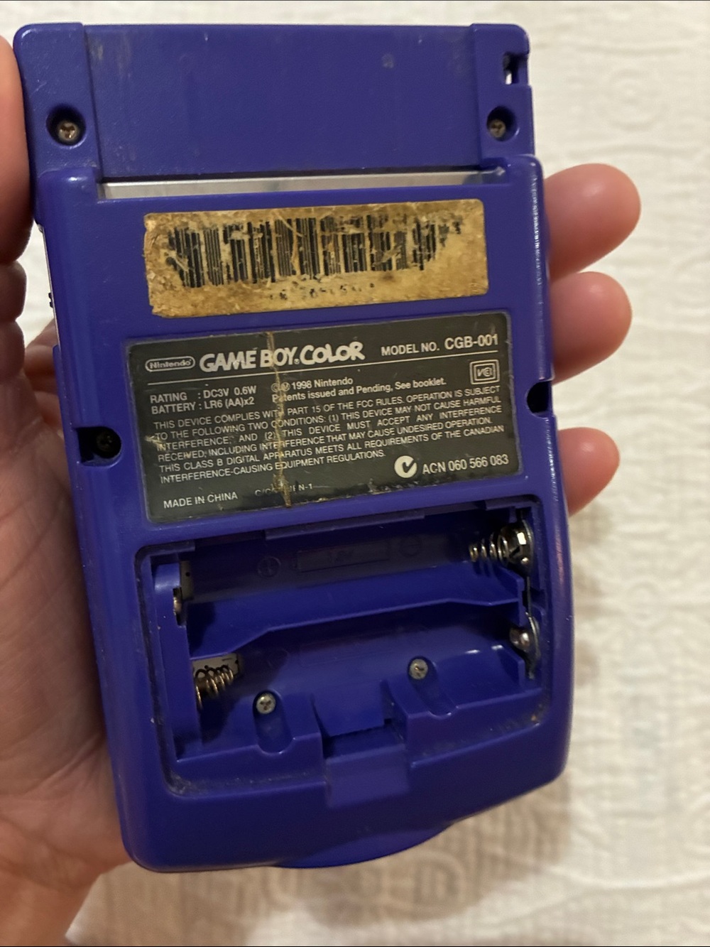 Nintendo Game Boy Color Handheld Console - Purple(VINTAGE) - Picture 3 of 5